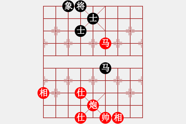 象棋棋譜圖片：42-H--5***---馬炮士相全例勝馬單缺象 - 步數(shù)：30 