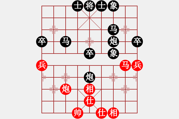 象棋棋譜圖片：侯震撼[黑] -VS- ゞ維獨囿禰ぃ[紅] - 步數(shù)：50 