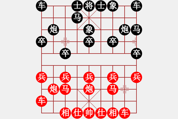 象棋棋譜圖片：小龍象棋負(fù)李望.pgn - 步數(shù)：10 