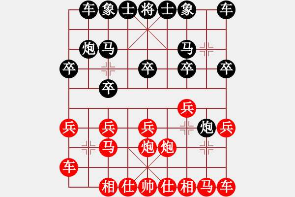 象棋棋譜圖片：馬路殺手AkE.阿曼 后勝 棋攤中年棋手 - 步數(shù)：10 