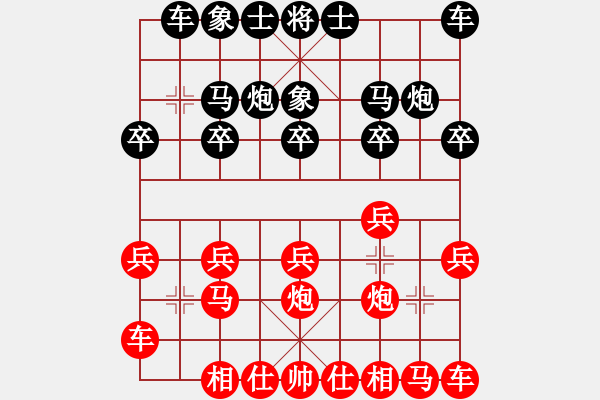 象棋棋譜圖片：長安棋社萬(9段)-負(fù)-天津小胡子(9段) - 步數(shù)：10 