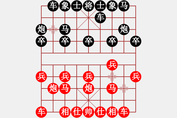 象棋棋譜圖片：風(fēng)云驟起(4段)-負(fù)-常德師長(2段) - 步數(shù)：10 