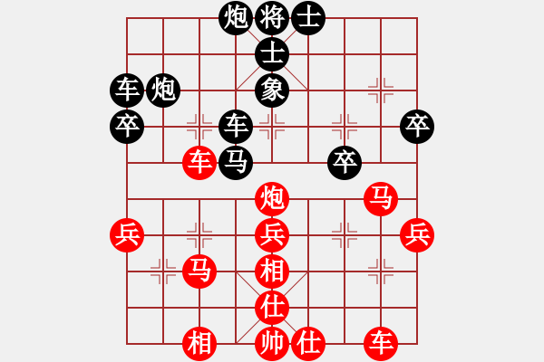 象棋棋譜圖片：268458(大將軍) 和 3083232(校尉) - 步數(shù)：40 