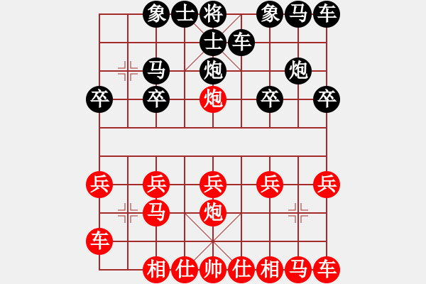 象棋棋譜圖片：橫才俊儒[紅] -VS- 小飛俠[黑] - 步數(shù)：10 