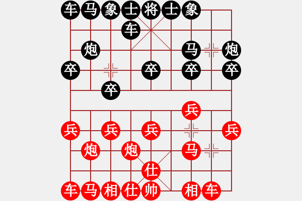 象棋棋譜圖片：不服就殺(2段)-勝-末靈風(1段) - 步數(shù)：10 