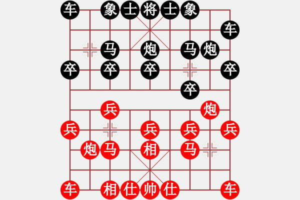 象棋棋譜圖片：第六輪5臺 廣東陳樹雄先勝鹽城周群 - 步數(shù)：10 