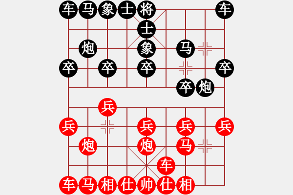 象棋棋譜圖片：橫才俊儒[紅] -VS- aaaaaaaa[黑] （聯(lián)眾之70局） - 步數(shù)：10 