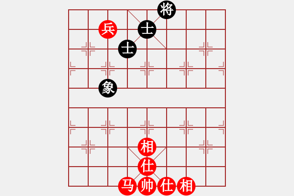 象棋棋譜圖片：馬兵仕相全吃光單缺象 - 步數(shù)：0 