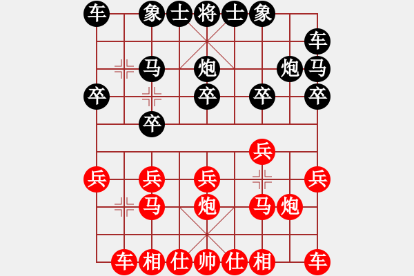 象棋棋譜圖片：1603141224 飛霞-天涯傳祥.pgn - 步數(shù)：10 