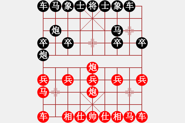 象棋棋譜圖片：惟楚有材（大師3級(jí)）先勝釘子般的默言（大師3級(jí)）202312021246.pgn - 步數(shù)：10 