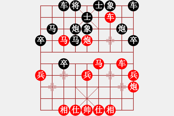 象棋棋譜圖片：新鄉(xiāng)學(xué)院 朱春雨 負(fù) 新鄉(xiāng)學(xué)院 馬琪 - 步數(shù)：40 