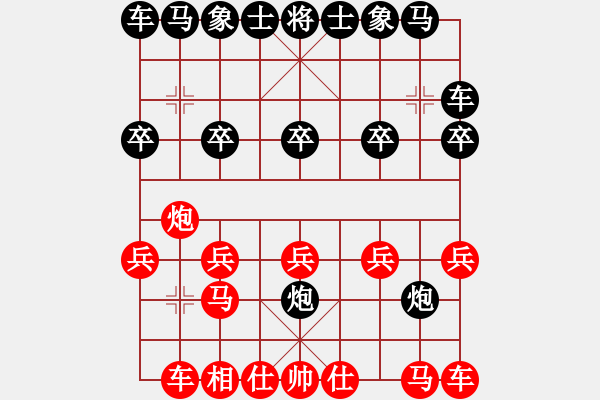 象棋棋譜圖片：敢死炮布局 飄絮＆夢 勝 讓你先負起來 - 步數(shù)：10 