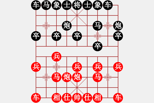 象棋棋譜圖片：惲偉光 先勝 張俊 - 步數(shù)：10 