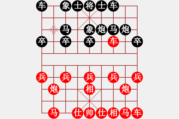 象棋棋譜圖片：人生如戲[2690390859] -VS- 魔法學(xué)徒[290569317] - 步數(shù)：10 