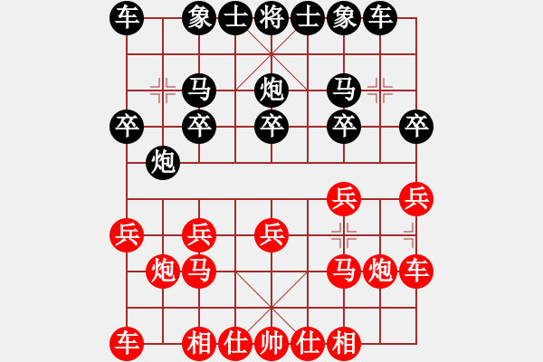 象棋棋譜圖片：先負(fù)易中天開：殺招燈下黑 勝著斷送光.PGN - 步數(shù)：10 