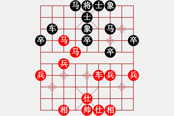 象棋棋譜圖片：久久戰(zhàn)高二(9段)-勝-福和雄(6段) - 步數(shù)：40 