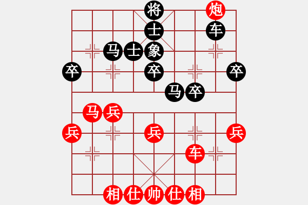 象棋棋譜圖片：鐵道游擊包(7段)-勝-天創(chuàng)(9段)過(guò)宮炮對(duì)進(jìn)左馬 - 步數(shù)：40 