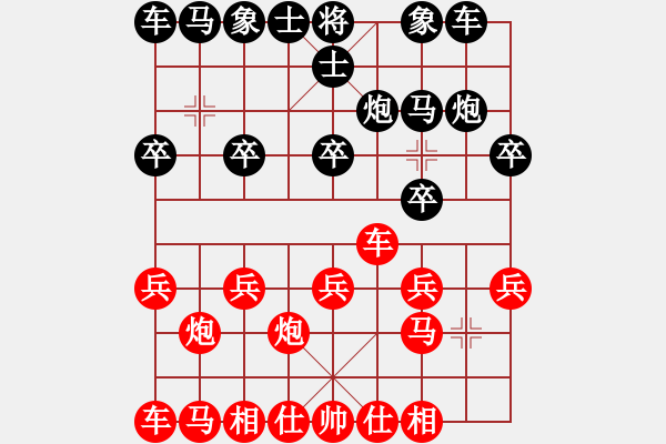 象棋棋譜圖片：bbboy002[紅] -VS- xc316009[黑] - 步數(shù)：10 