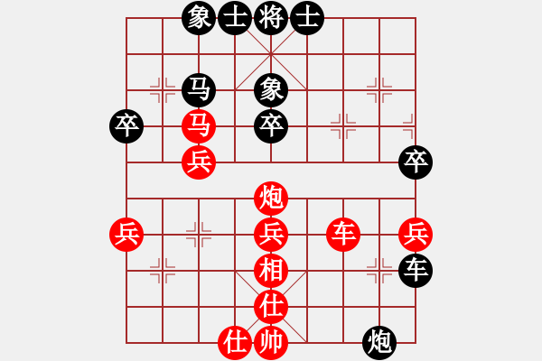 象棋棋譜圖片：星期八(月將)-和-gzfgzfgzf(月將) - 步數(shù)：40 