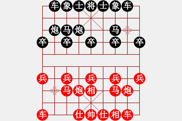 象棋棋譜圖片：霉國(guó)制造七(3段)-勝-chchch(2段) - 步數(shù)：10 