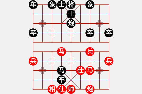 象棋棋譜圖片：《學(xué)習(xí)大師后手》馬夾炮右炮過河破仙人指路轉(zhuǎn)右單提馬貼身車 - 步數(shù)：54 