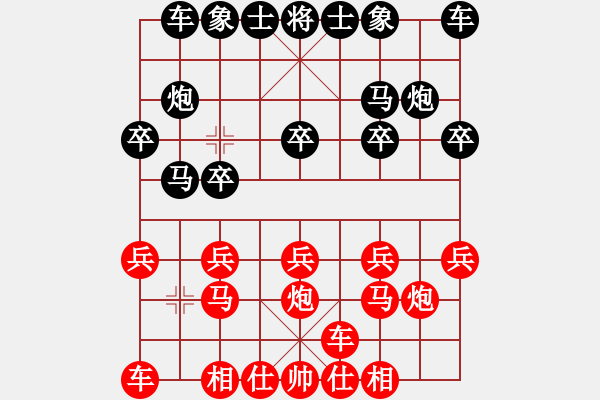 象棋棋譜圖片：熱血盟●溫柔一刀[紅] -VS- 熱血盟_孤單[黑] - 步數(shù)：10 