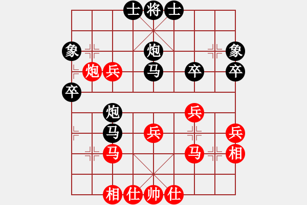 象棋棋譜圖片：2006年迪瀾杯弈天聯(lián)賽第六輪:將帥英雄幫(5r)-勝-交友天下(2段) - 步數(shù)：40 