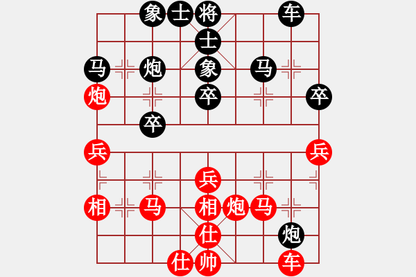 象棋棋譜圖片：九級(jí)車震(北斗) 勝 闖翼(電神) - 步數(shù)：40 