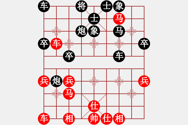 象棋棋譜圖片：意大利象棋協(xié)會 方定良 負(fù) 澳門象棋總會 甘建希 - 步數(shù)：40 