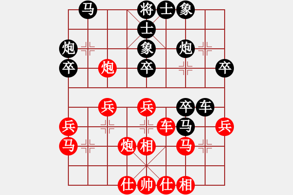 象棋棋譜圖片：多功能武藝(1段)-負(fù)-木匠(5段) - 步數(shù)：30 