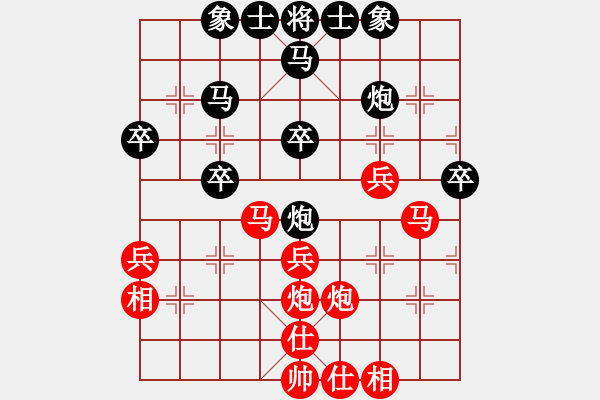 象棋棋譜圖片：jtgdyg(4段)-和-棋云毒龍(5段) - 步數(shù)：40 