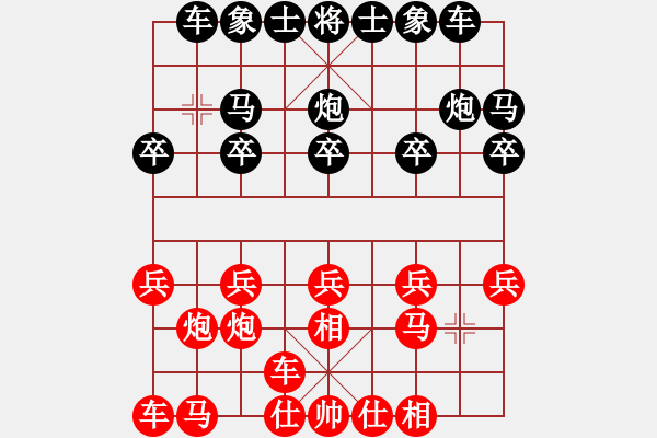 象棋棋譜圖片：09-08-19 東邪[1139]-勝-acca[1204] - 步數(shù)：10 