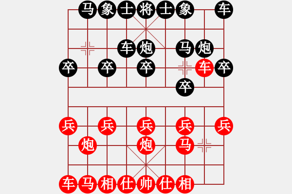 象棋棋譜圖片：ggoo(1段)-勝-內(nèi)蒙大草包(8段) - 步數(shù)：10 