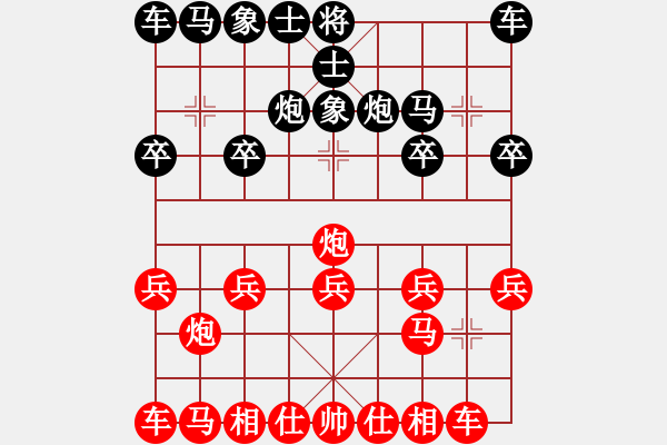 象棋棋譜圖片：全力進(jìn)攻大破對手猥瑣陣 - 步數(shù)：10 