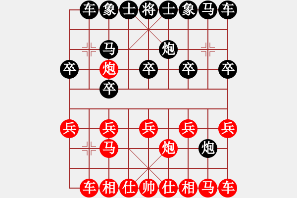 象棋棋譜圖片：李月陽紅和夏激揚【仕角炮局】｛注｝ - 步數(shù)：10 