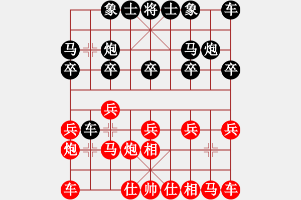 象棋棋譜圖片：2020.12.25 后勝丁武子過宮炮 - 步數(shù)：10 