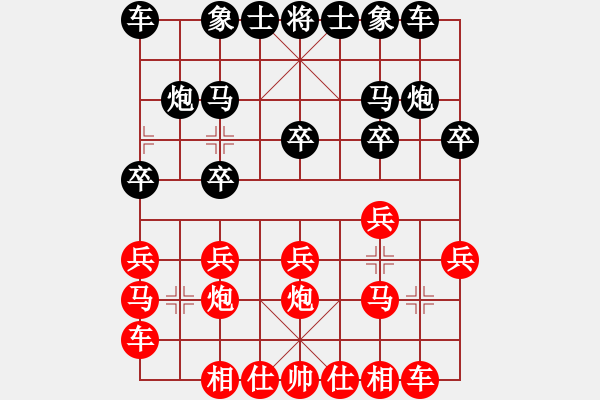 象棋棋譜圖片：大內(nèi)第一手 對 feir - 步數(shù)：12 