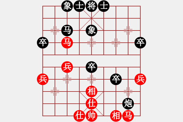 象棋棋譜圖片：姜祥華[276133282] -VS- 寒夜[1797690266] - 步數(shù)：40 