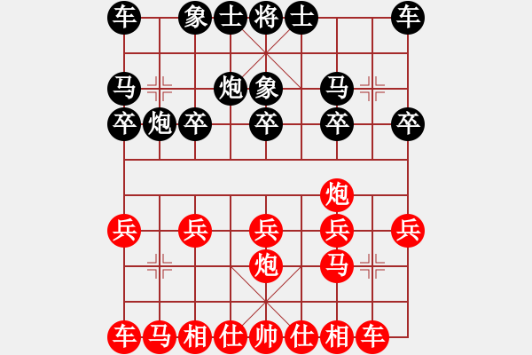 象棋棋譜圖片：阻擊步槍(7段)-勝-不游泳的魚(7段) - 步數(shù)：10 