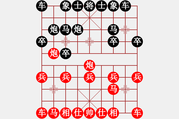 象棋棋譜圖片：曾露[1938515615] -VS- 地主[435669358] - 步數(shù)：10 