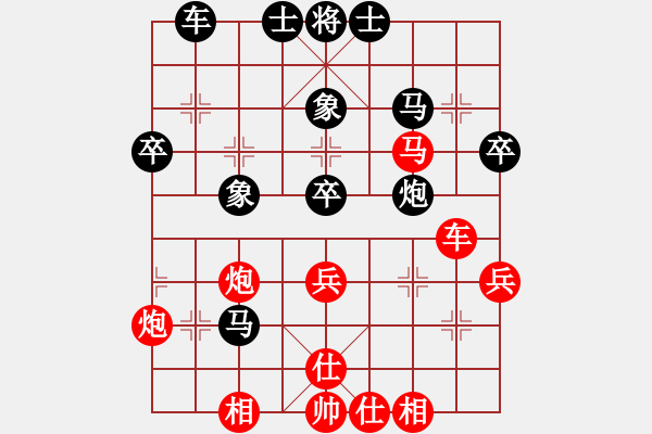 象棋棋譜圖片：錦州石化一(日帥)-和-花和尚魯達(dá)(人王) - 步數(shù)：40 