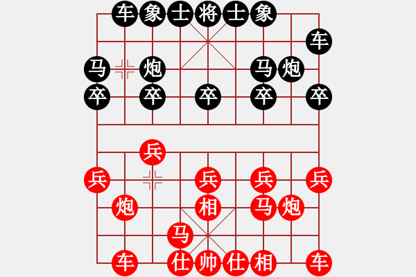 象棋棋譜圖片：陳顯耀(1段)-負(fù)-幸福三十三(4段) - 步數(shù)：10 