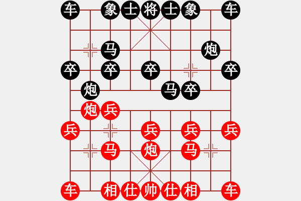 象棋棋谱图片：bbboy002(5级)-胜-锦秀园(5级) - 步数：10 