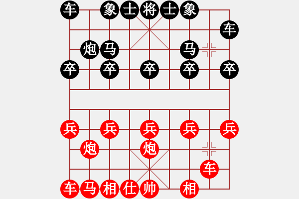 象棋棋譜圖片：百思不得棋解[575644877] -VS- 龍的傳人[2413722305] - 步數(shù)：10 