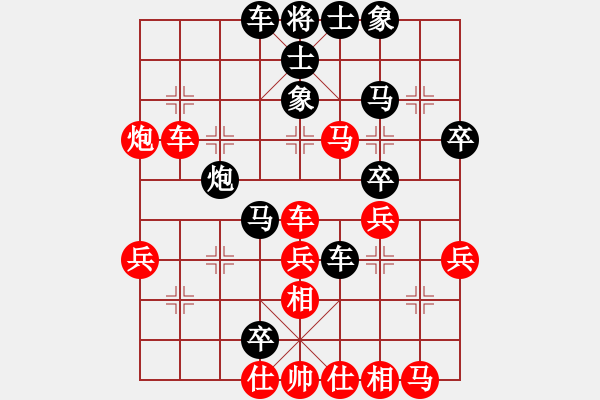 象棋棋譜圖片：028巡河車對(duì)沖三卒甲局黑優(yōu) - 步數(shù)：50 