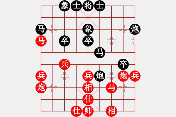 象棋棋譜圖片：深圳林川博先負(fù)韶關(guān)朱少鈞 - 步數(shù)：40 