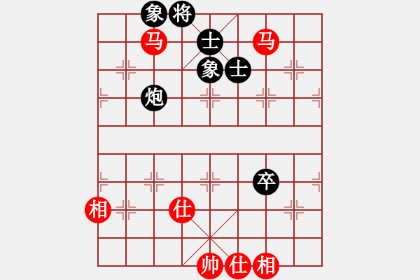 象棋棋谱图片：侯文博 先和 赵子雨 - 步数：110 