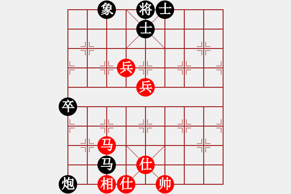 象棋棋譜圖片：教父(月將)-負(fù)-萬山金佛(6段) - 步數(shù)：100 