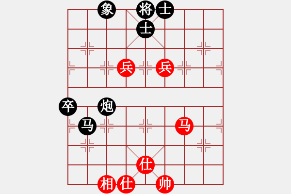 象棋棋譜圖片：教父(月將)-負(fù)-萬山金佛(6段) - 步數(shù)：110 