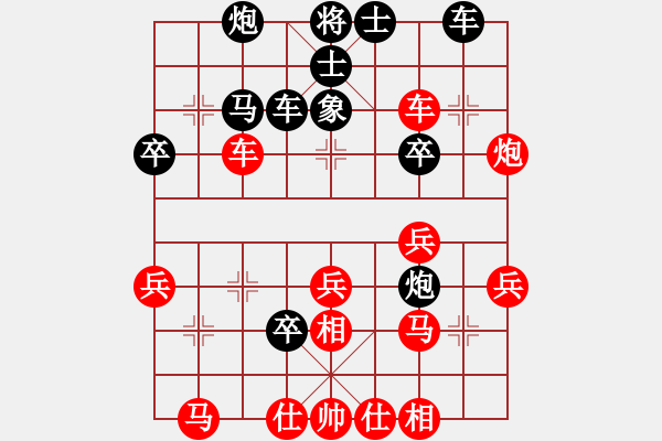 象棋棋譜圖片：教父(月將)-負(fù)-萬山金佛(6段) - 步數(shù)：40 